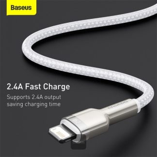 Baseus Fast Charging Cable Metal Data Cable USB to Lightning 2.4A 1M